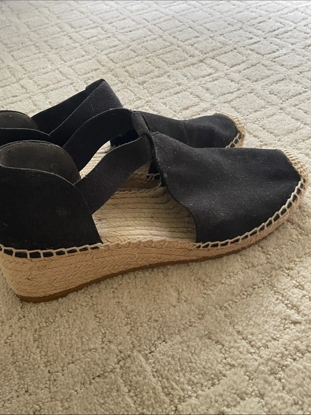 Tory Burch Brown Suede Espadrille Flats